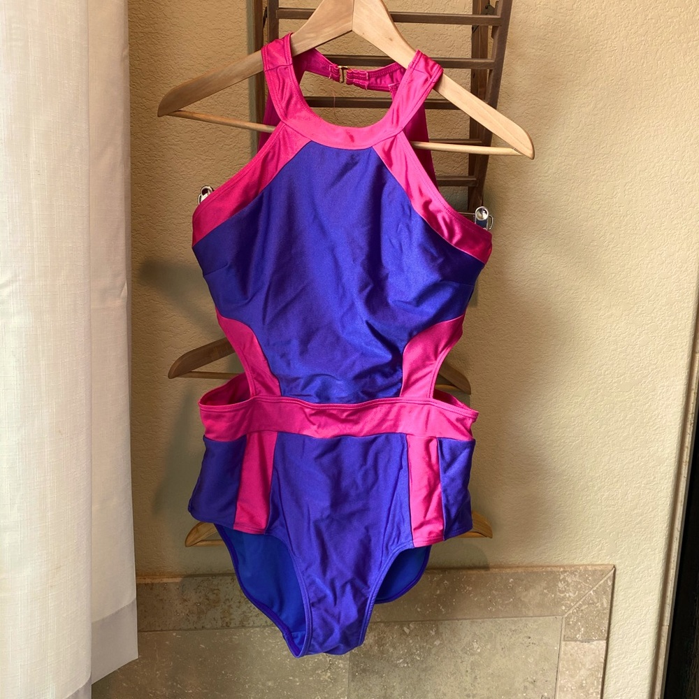 Retro One Piece Bathing Suit